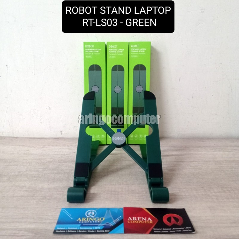 Accessories ROBOT RT-LS03 STAND LAPTOP Holder - GREEN