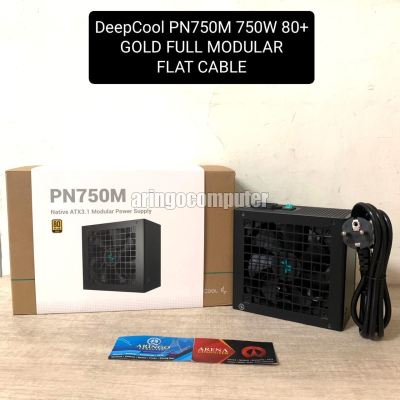 Hardware (PSU) DeepCool PN750M 750W 80+ GOLD FULL MODULAR FLAT CABLE