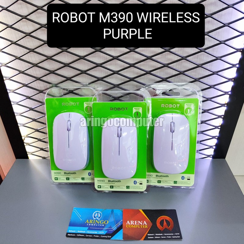 Mouse ROBOT M390 WIRELESS PURPLE