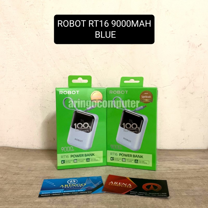 Acc (PowerBank) ROBOT RT16 9000MAH BLUE