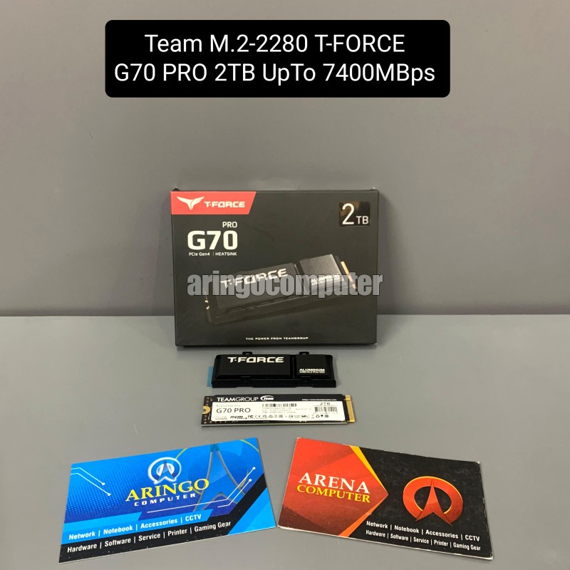 SSD Team NVME T-FORCE G70 PRO 2TB UpTo 7400MBps