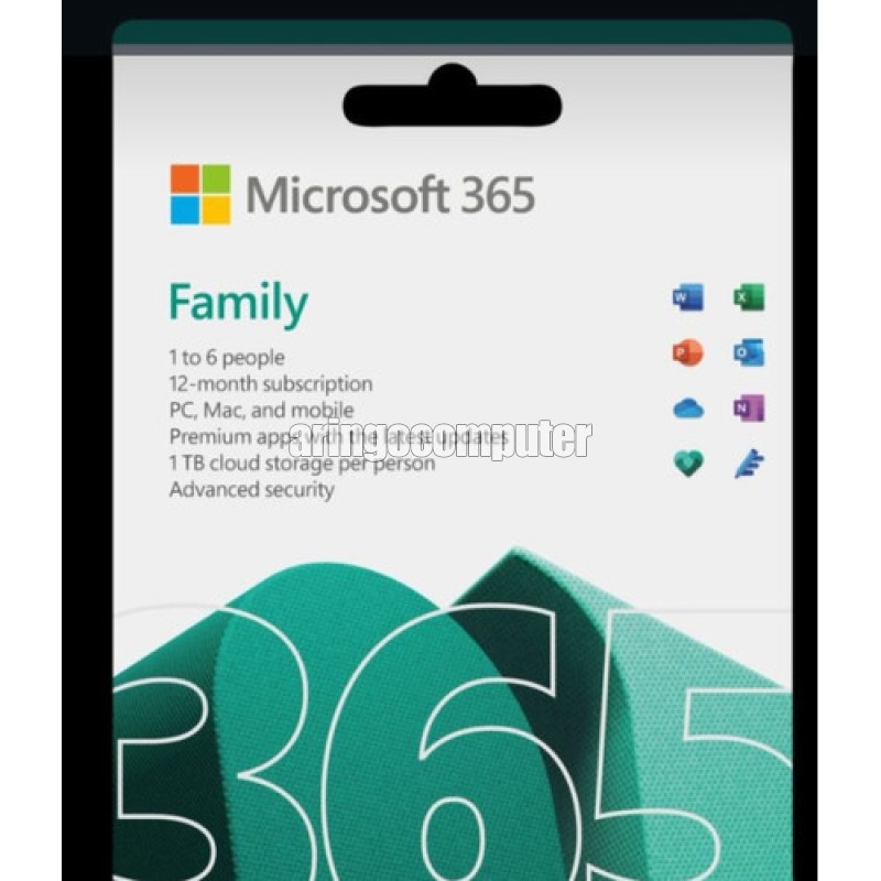 Software Microsoft 365 Family POSA Microsoft POSA