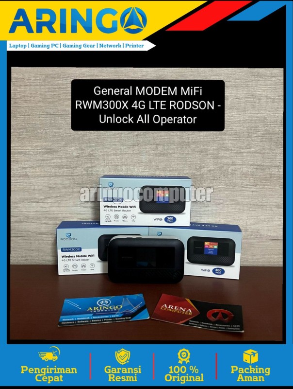 Network (GSM) General MODEM MiFi RWM300X 4G LTE RODSON - Unlock All Operator