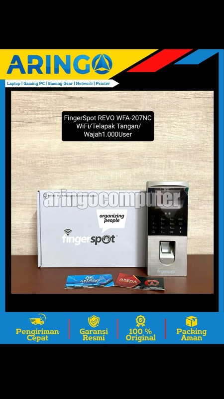 Office Equipment FingerSpot REVO WFA-207NC WiFi/Telapak Tangan/Wajah/1.000User