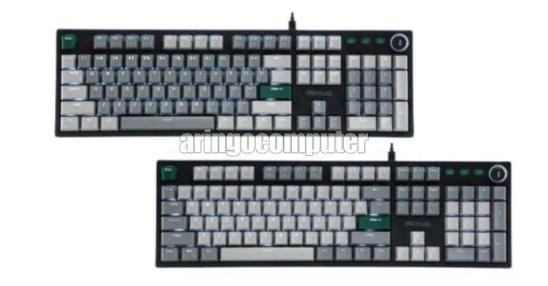 Keyboard Rexus GAMING MECHANICAL HEROIC KX5 V2 DARK GREY - BLUE SWITCH
