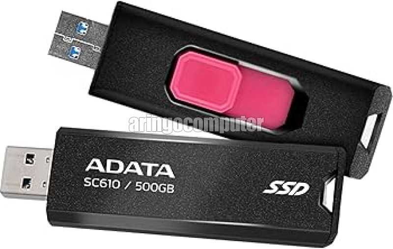 SSD Adata EXTERNAL SC610 500GB USB 3.2 - BLACK RED