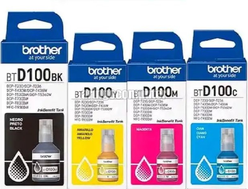 Cartridge & Tinta Brother D100 YELLOW DCP-T230/T430W/T436W/T530DW/T535DW/T536DW/T730DW/T830DW/MFC-T930DW
