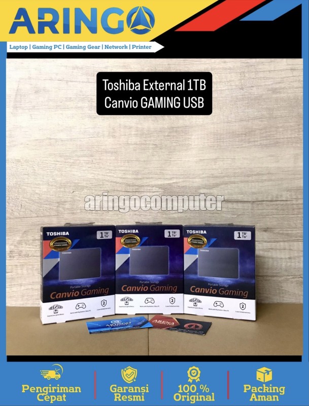 Harddisk Toshiba External 1TB Canvio GAMING USB