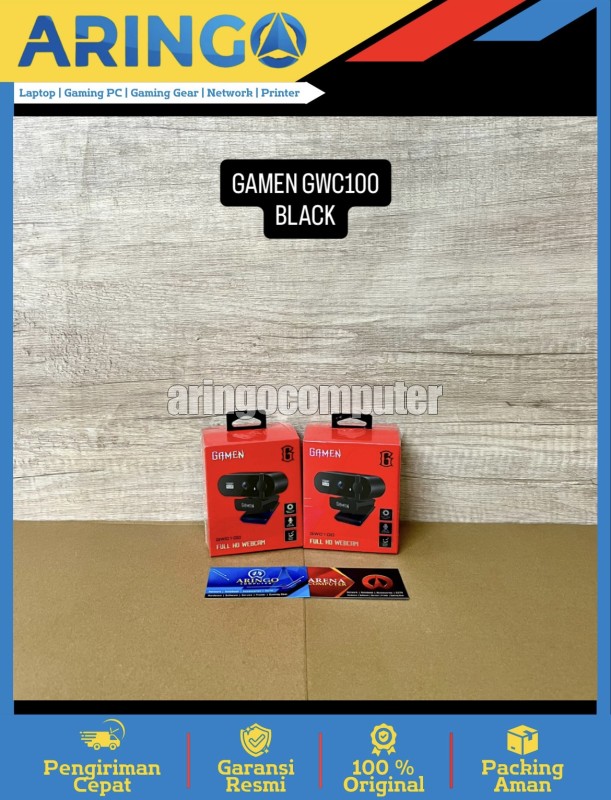 Webcam GAMEN GWC100 FHD BLACK