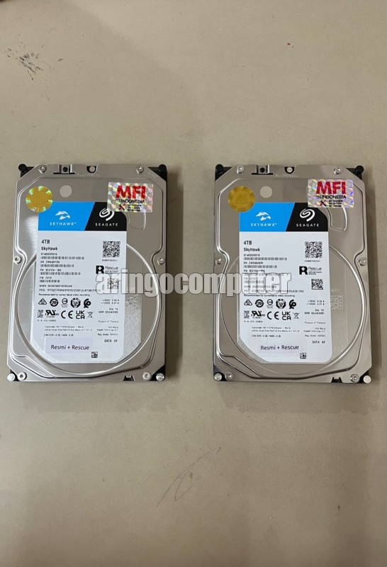Harddisk Seagate Internal SKYHAWK 4TB SATA CCTV (Resmi + Rescue)