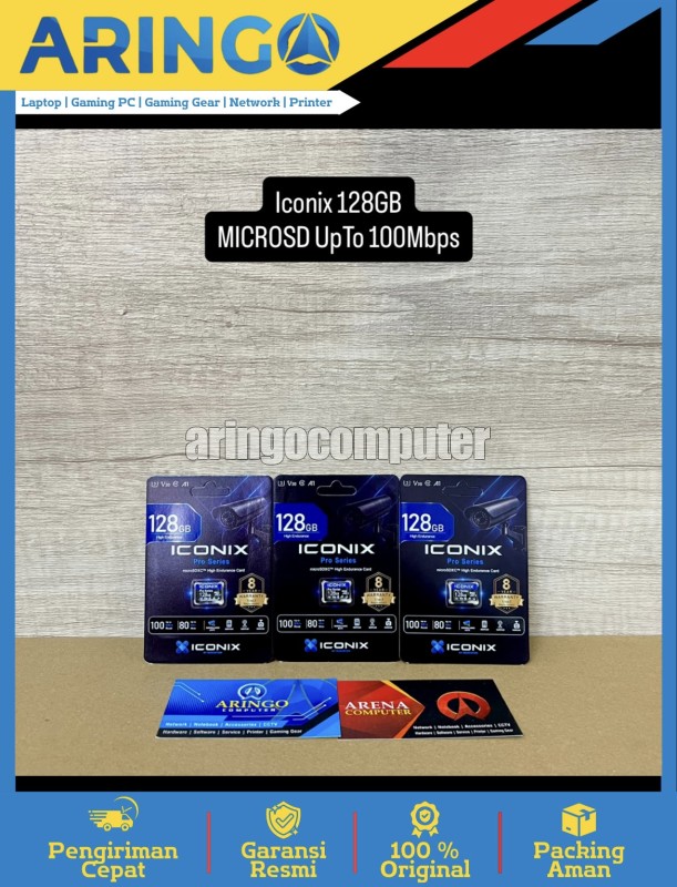 Memory Card (Micro|SD) Iconix 128GB MICROSD UpTo 100Mbps