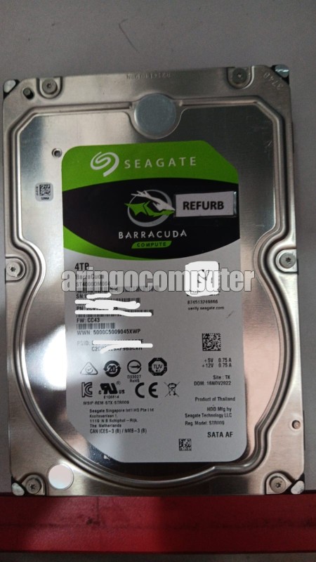 Harddisk Seagate Internal Barracuda/Desktop 4TB PC sata 3.5inch Refurb