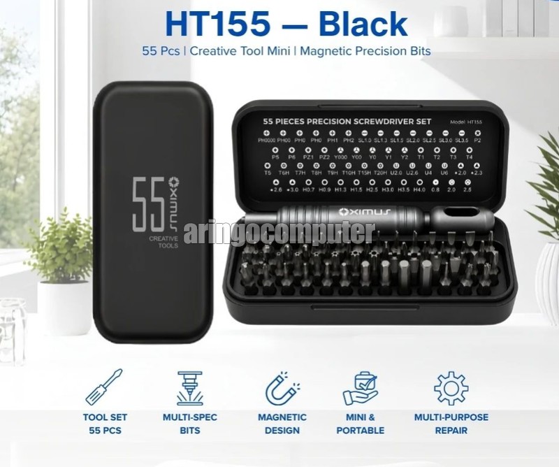 Accessories OXIMUS HT155 OBENG 55 in 1 - BLACK